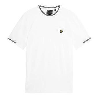 Lyle & Scott Mens Eagle Birdseye Tipped T-Shirt