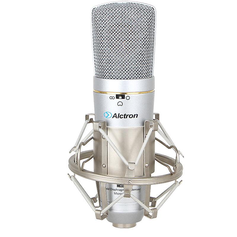 Microphone Audio Condenser Mic Professional Studio Shock Mount For Live Broadcast Singing