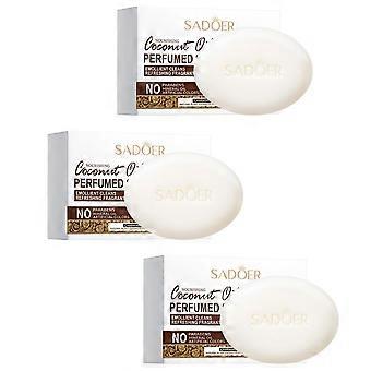 1-3x Coconut Oil Blossom Skin Rejuvenation Soap Coconut Oil Fragrance Soap Niacinamide Nourishing White Cleansing Soap