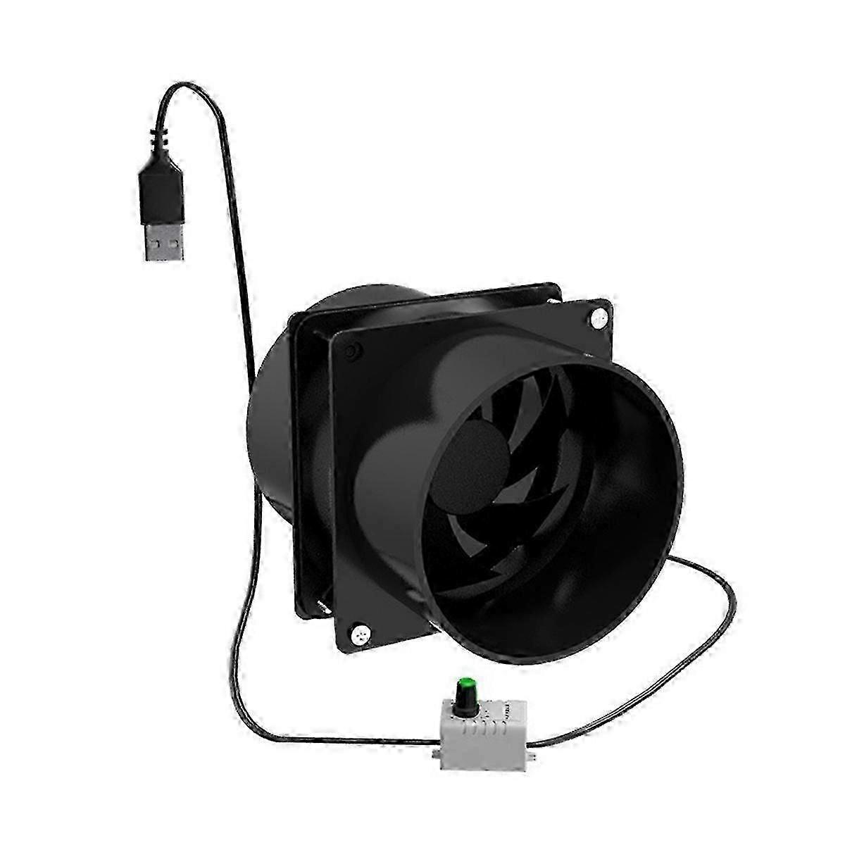 ESD-Safe Fan with Variable Speed and Smoke Extraction Duct Ventilation