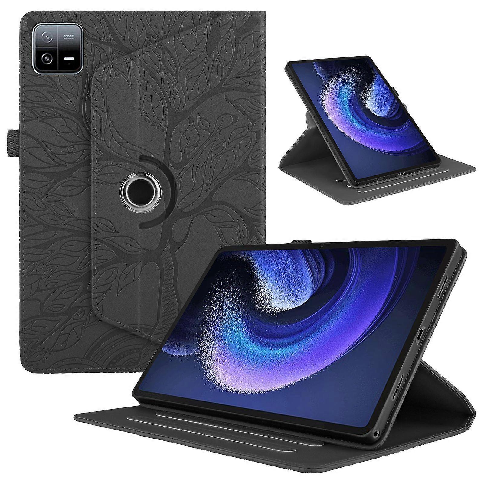 Flip Case for Xiaomi Pad 6 360 Rotatable Shockproof Tablet Case with Vertical Bracket