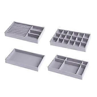 High Quality Velvet Jewelry Multifunction Jewelry Tray, Daily Storage