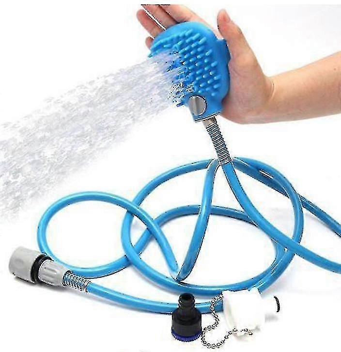 Sprayer With Massage Gloves For Pet Bath Tool