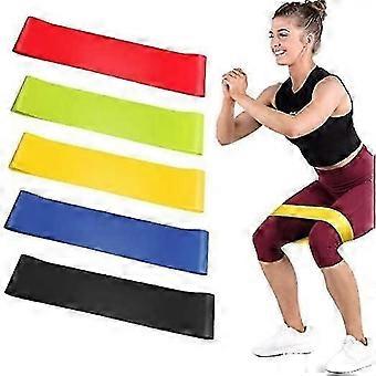 Resistance Bands Set Premium Elastic Bands Exercise Set Levels for Home Gym Long Exercise Workout Skin-Friendly for Training, Yoga Class And physio
