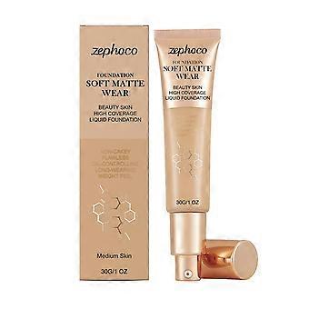 Zephoco's soft and smooth skin concealer foundation make-up moisturizes, thin and delicate, and fits naturally on the face