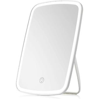 LED-Touchscreen-Schminkspiegel mit einstellbarer Helligkeit, tragbar, USB-aufladbar