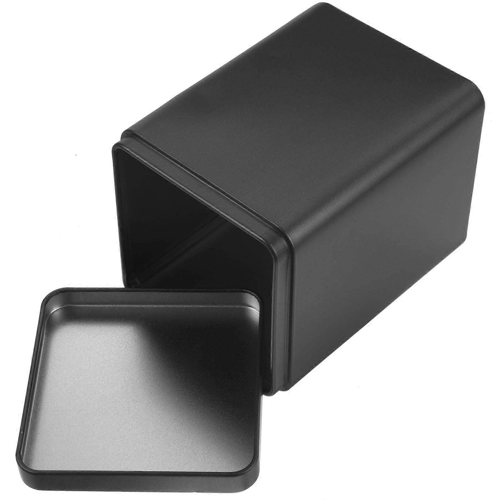 Square Tea Tin Durable Gift Box Practical Candy Storage Box Packaging Storage Can
