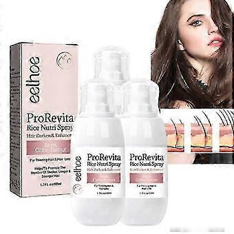 3x Hair Regrowth ProRevita Rice Nutri Spray, Hair Helper Spray for Thinning Hair Hair Loss, Rice Water Spray for Hair Growth