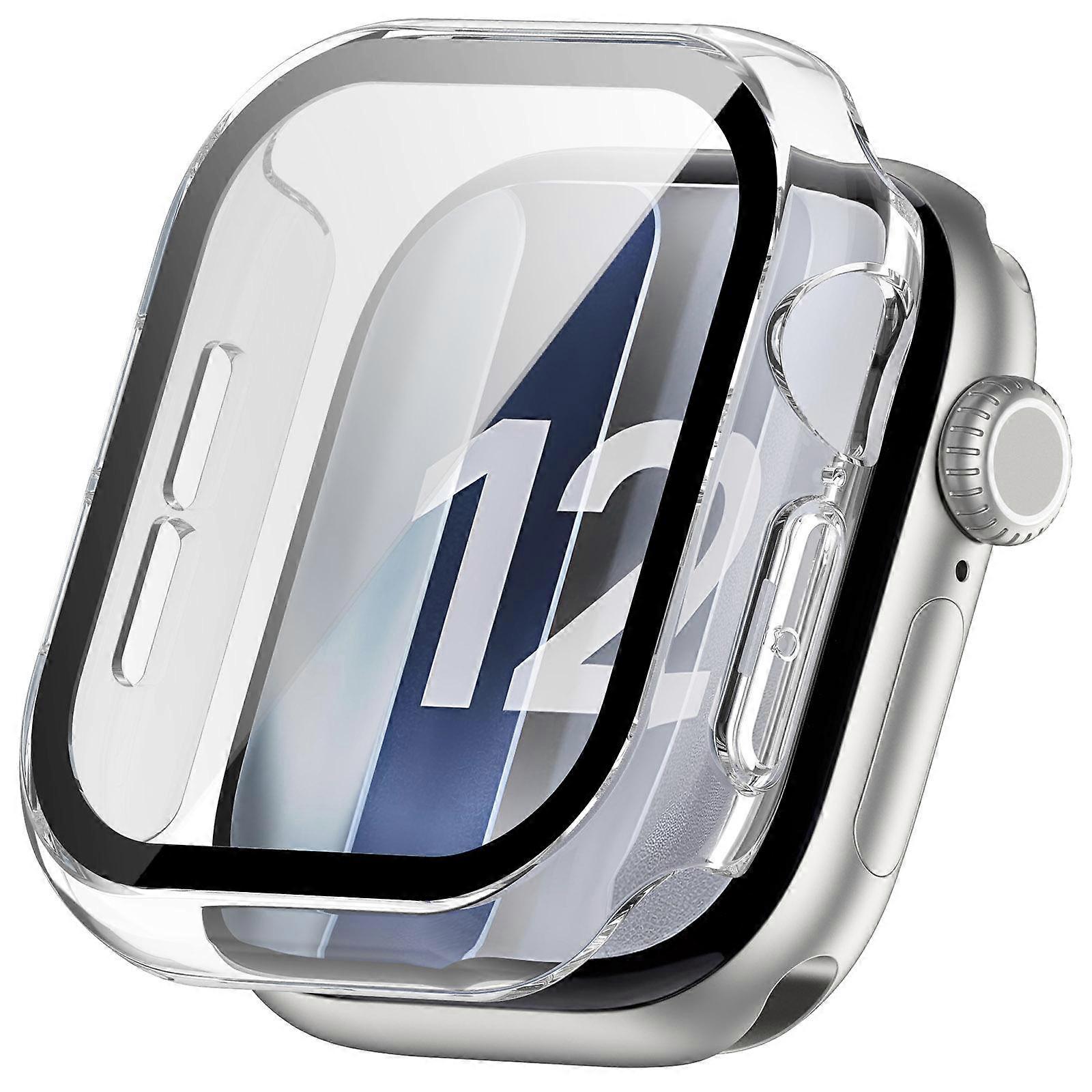 Tempered Film Integrated PC Watch Protective Case