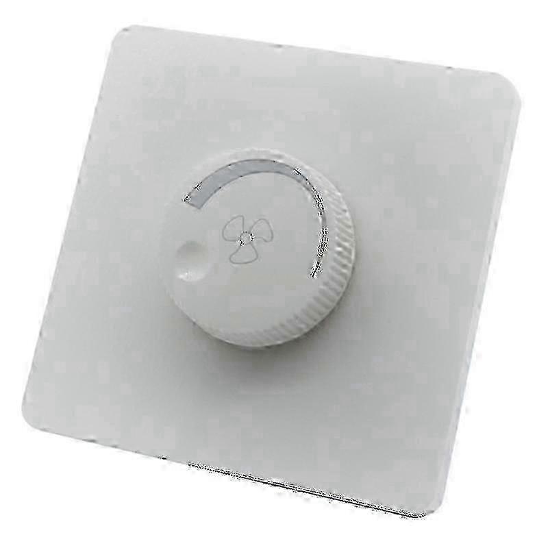 220V Professional Ceiling Fan Speed Control Switch Wall Dimmer Stepless White