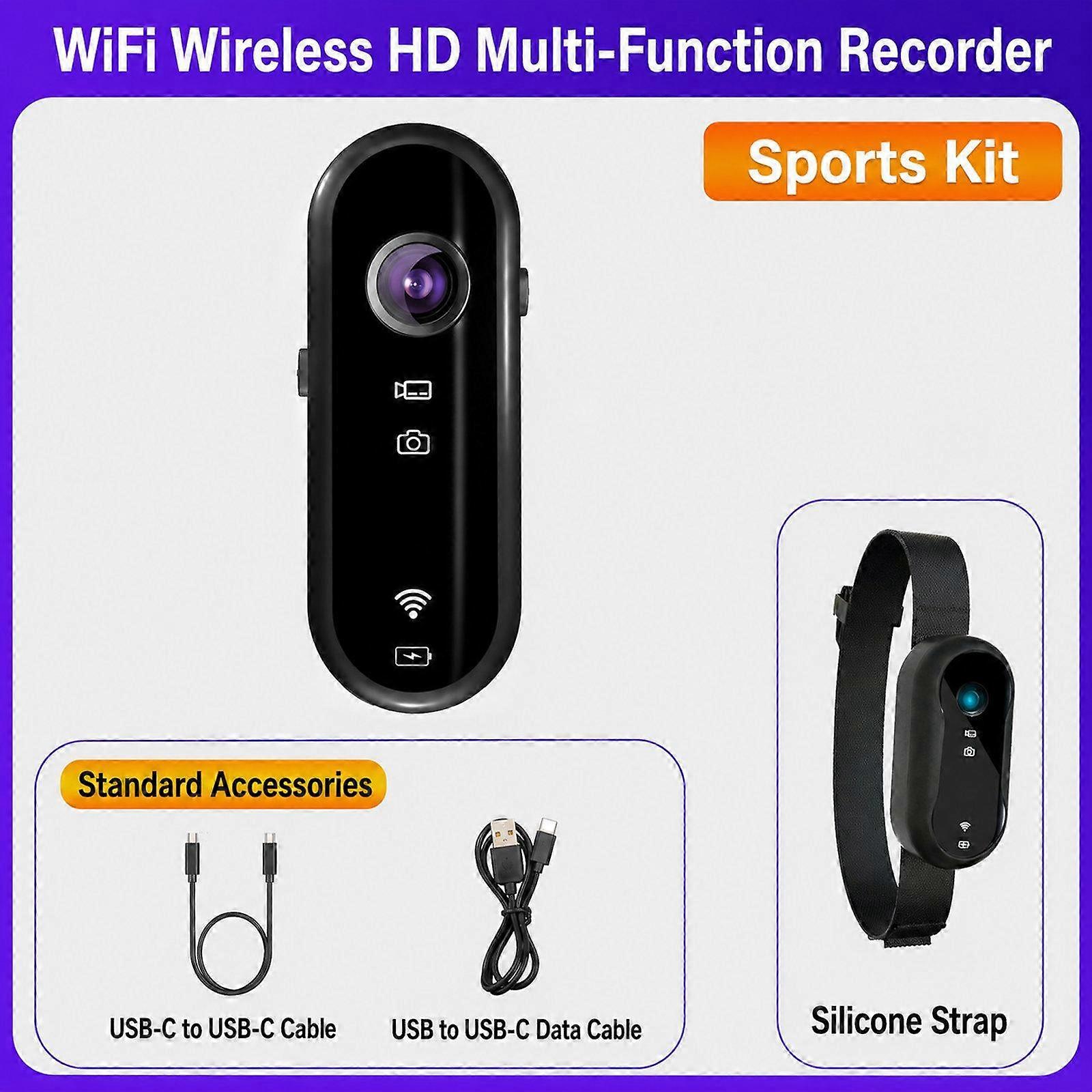Mini Magnetic Action Camera Sports Kit