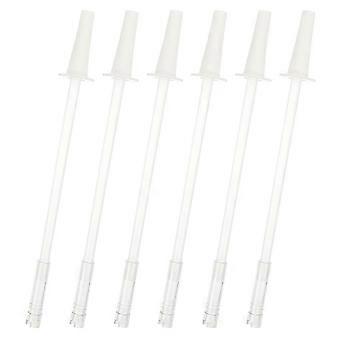 6 ensembles de paille de tasse d’eau remplaçable bouteille d’eau paille grande capacité distributeur d’eau paille