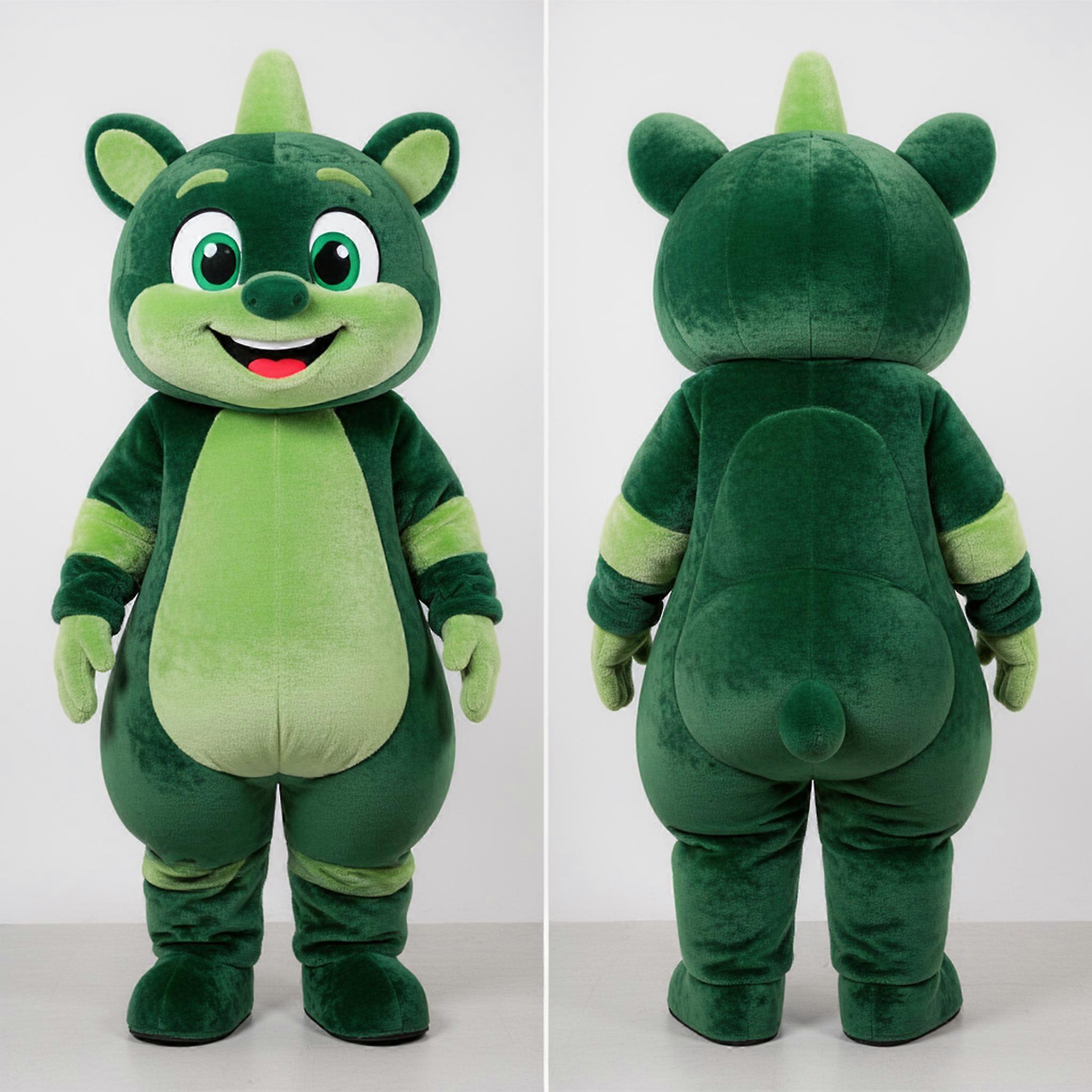 MASTICOT Forest Green Shimmering Aglet Mascot