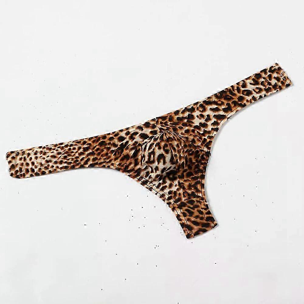 String imprimé léopard pour homme