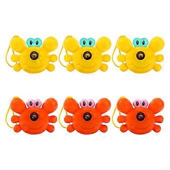 Projection Camera Toy Kid Crab Shaped Camera for Kids Playing 6Pcs Pack