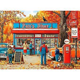 Autumn Vintage Town Diner Brain-Teasing Puzzles JI-556