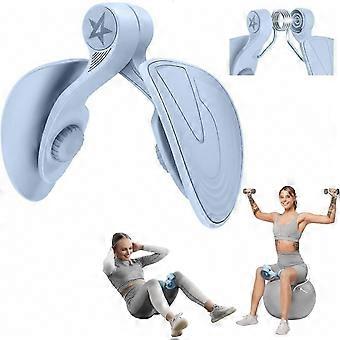 Home Gym Inner Thigh, Pelvic Floor & Kegel Workout 360° Hip Abductor Machine for Women, Blue