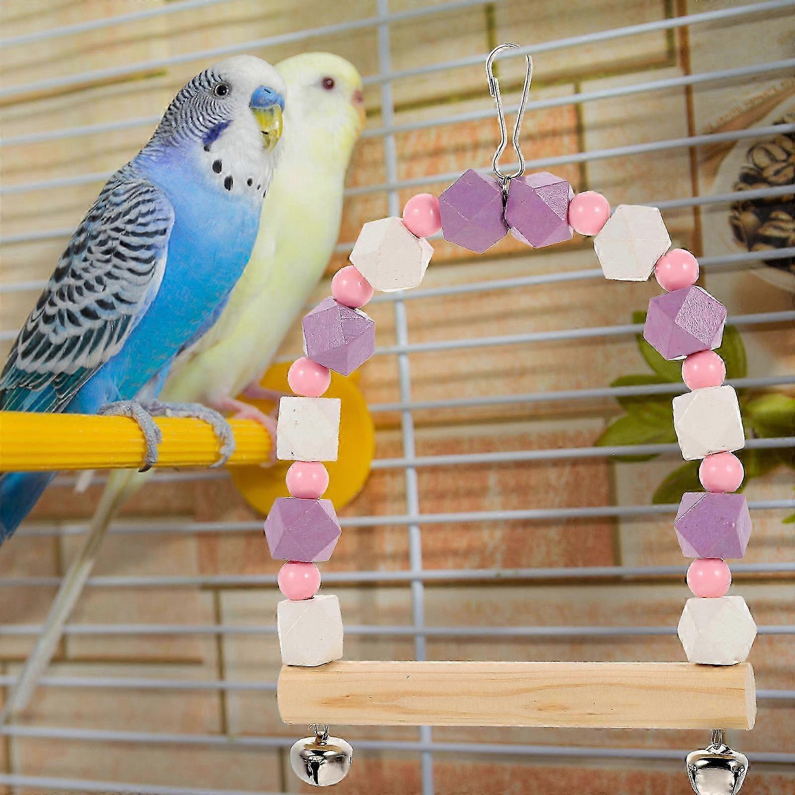 Bite-Resistant Wooden Bird Perch