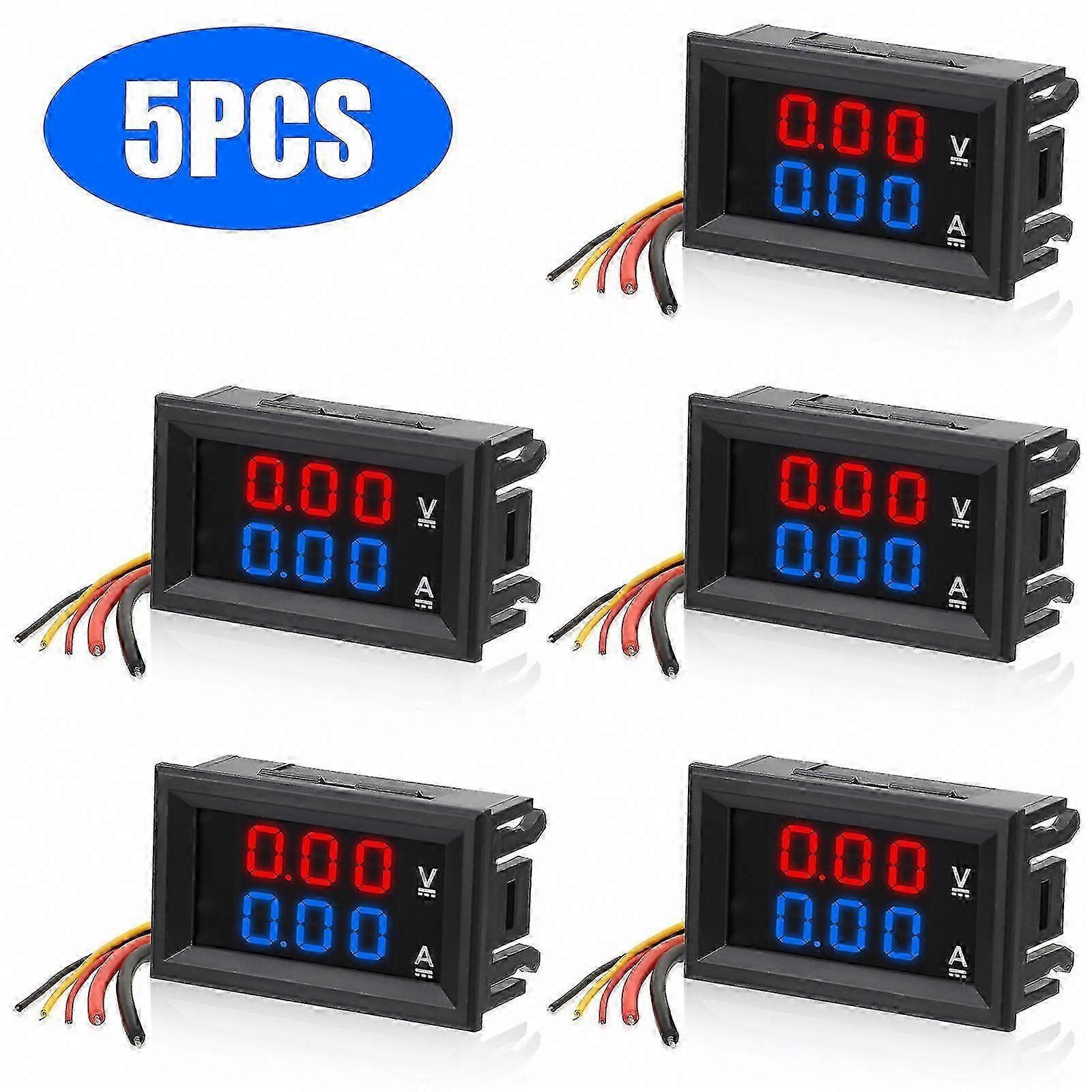 100V 10A Negative-Rail Digital Voltmeter Ammeter