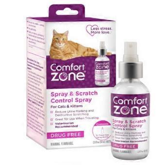 Comfort Zone  Scratch Deterrent and Cat Calming Spray, 2 ounces-59.2 mL, 1 Each/2 Oz