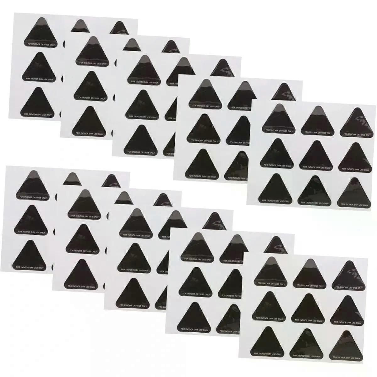 10pcs Thermochromic Caution Hot Surface Warning Stickers