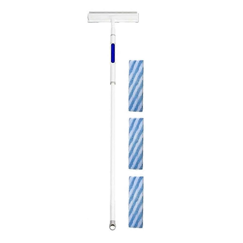 Window Cleaner 2 in 1 Extendable Window Squeegee with Spray, Double Sided Window Cleaning Tool with