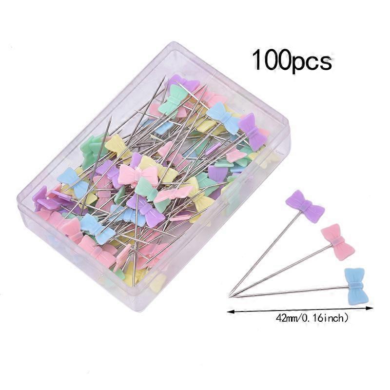 100Pcs/Lot Sewing Accessories Patchwork Pin With Box Diy Button Head Pins Diy