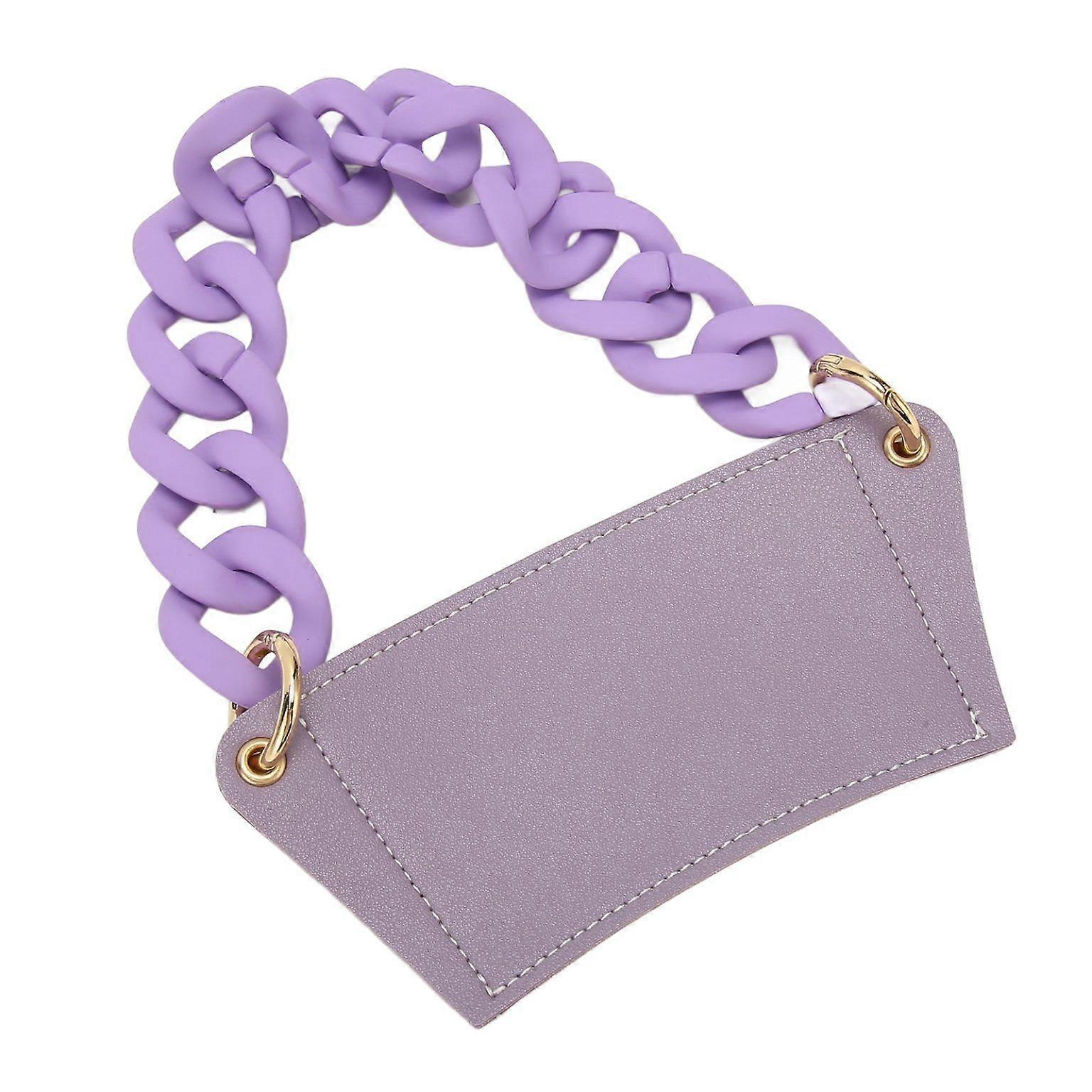 Compact PU Leather Cup Holder