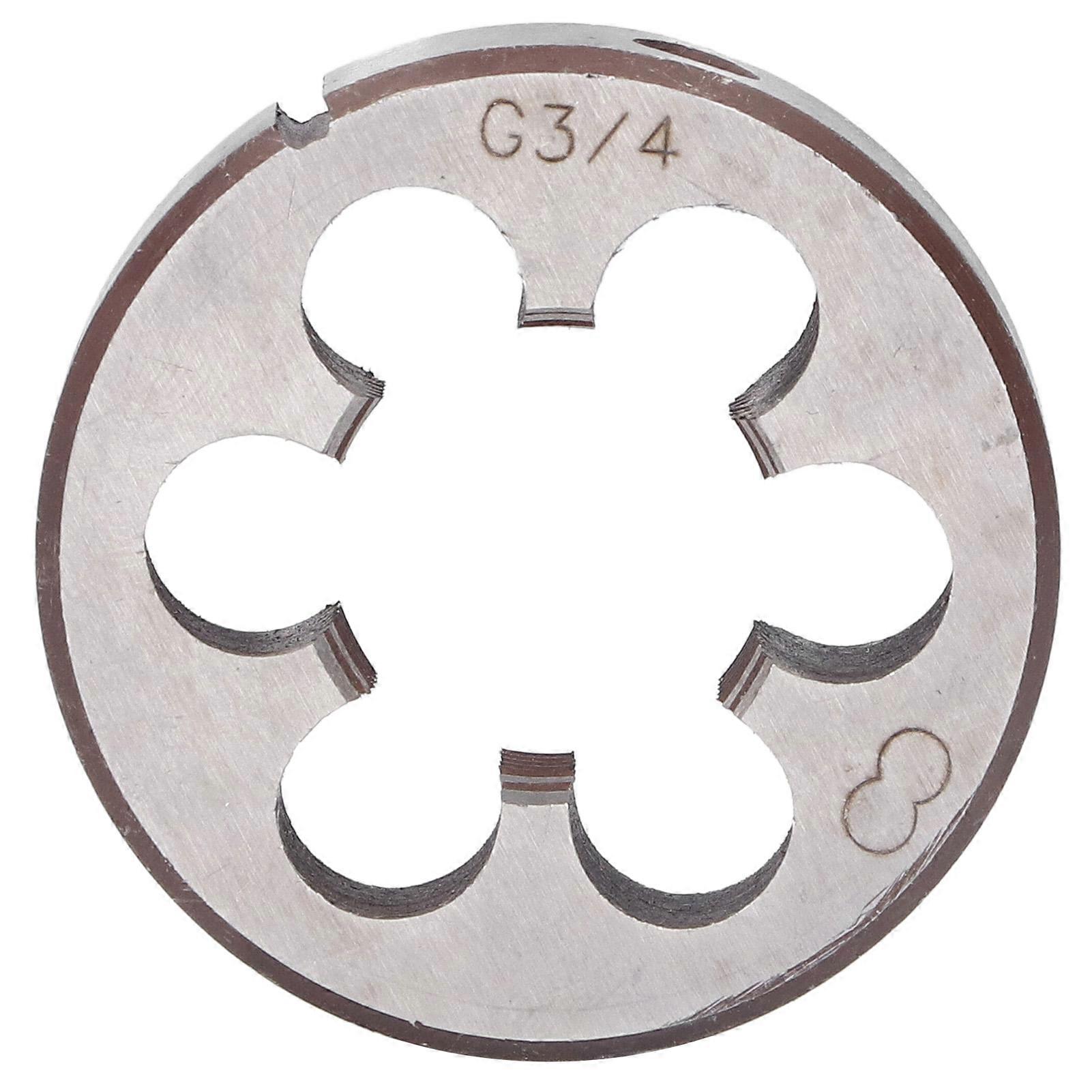 Round cylindrical thread die for G3/4 tap thread, hand tools