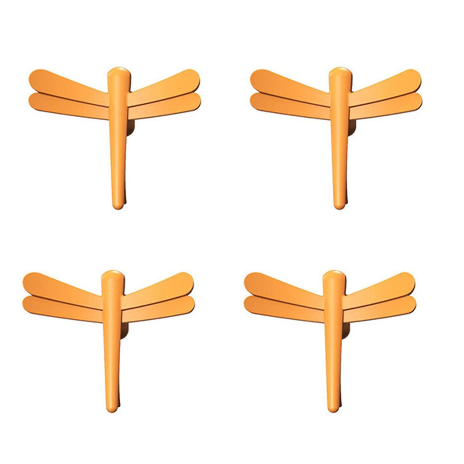 Multifunctional Hook With Sealing Clip And Data Cable Winder Dragonfly Shape