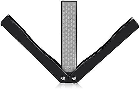 400# folding knife sharpener, double-sided whetstone