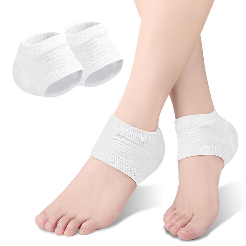 Gel Silicone Heel Protector Sleeve Heel Pads Heel Cups Plantar Fasciitis Support