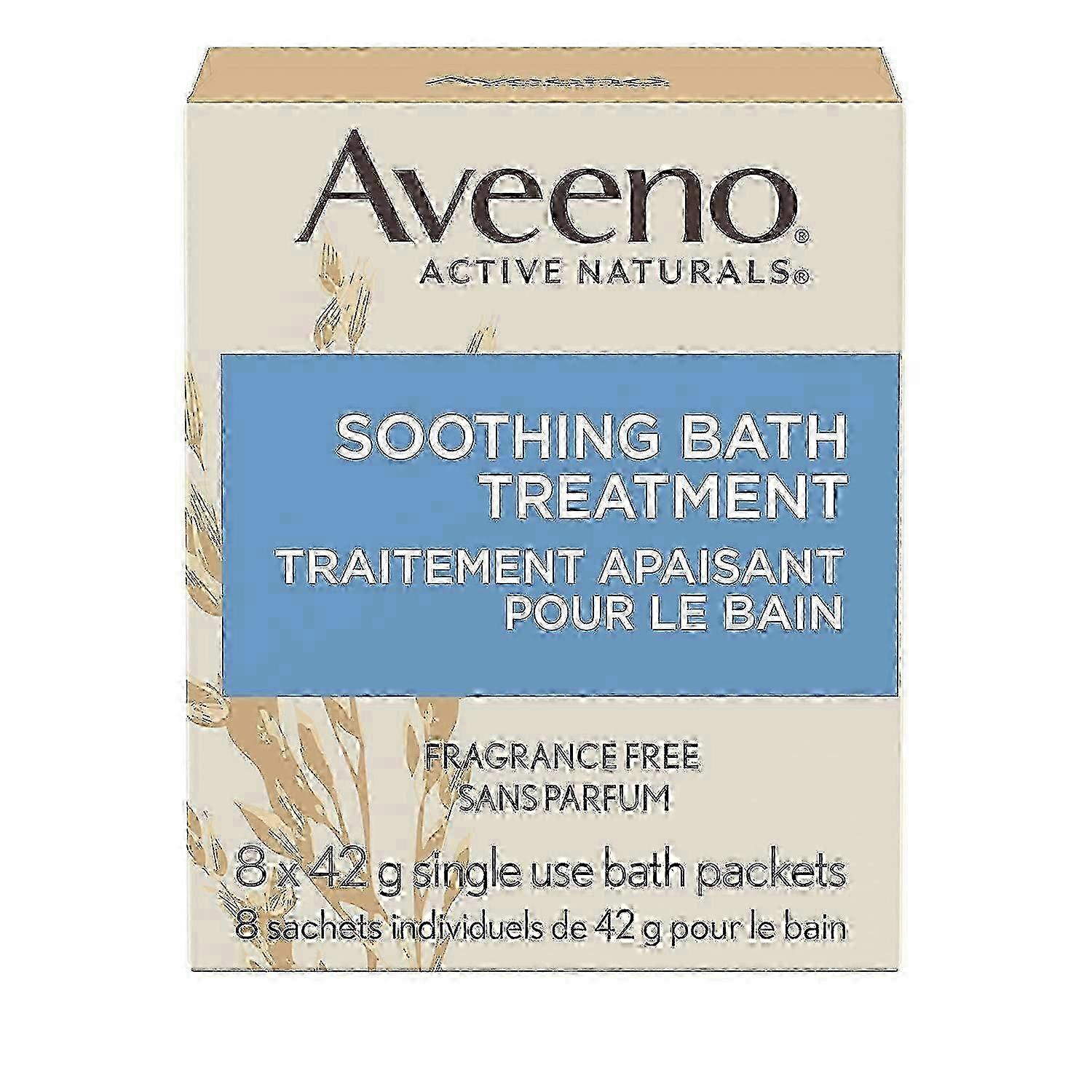 Aveeno Soothing Bath Treatment, Single Use Packets, 8 Ea