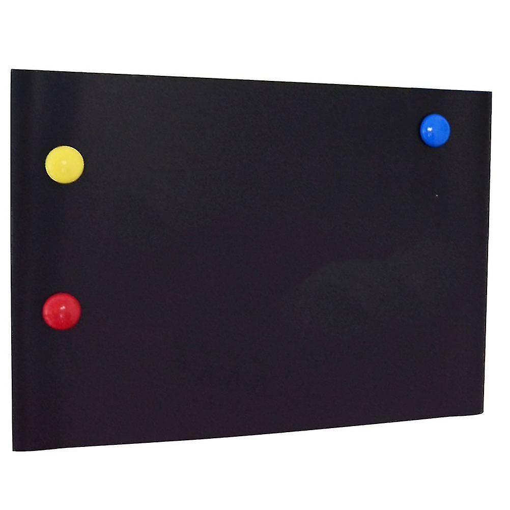 Magnetic Blackboard Erasable Flexible Wall Blackboard Refrigerator Message Board (a3, Black)