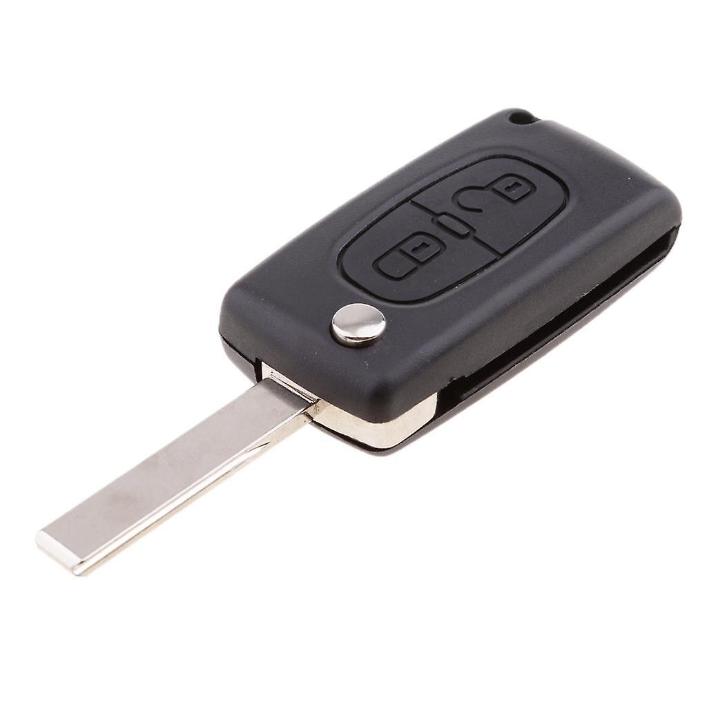 Car 2-Button Remote Key Fob 433Mhz ID46 Chip for Peugeot 207 307 308 407