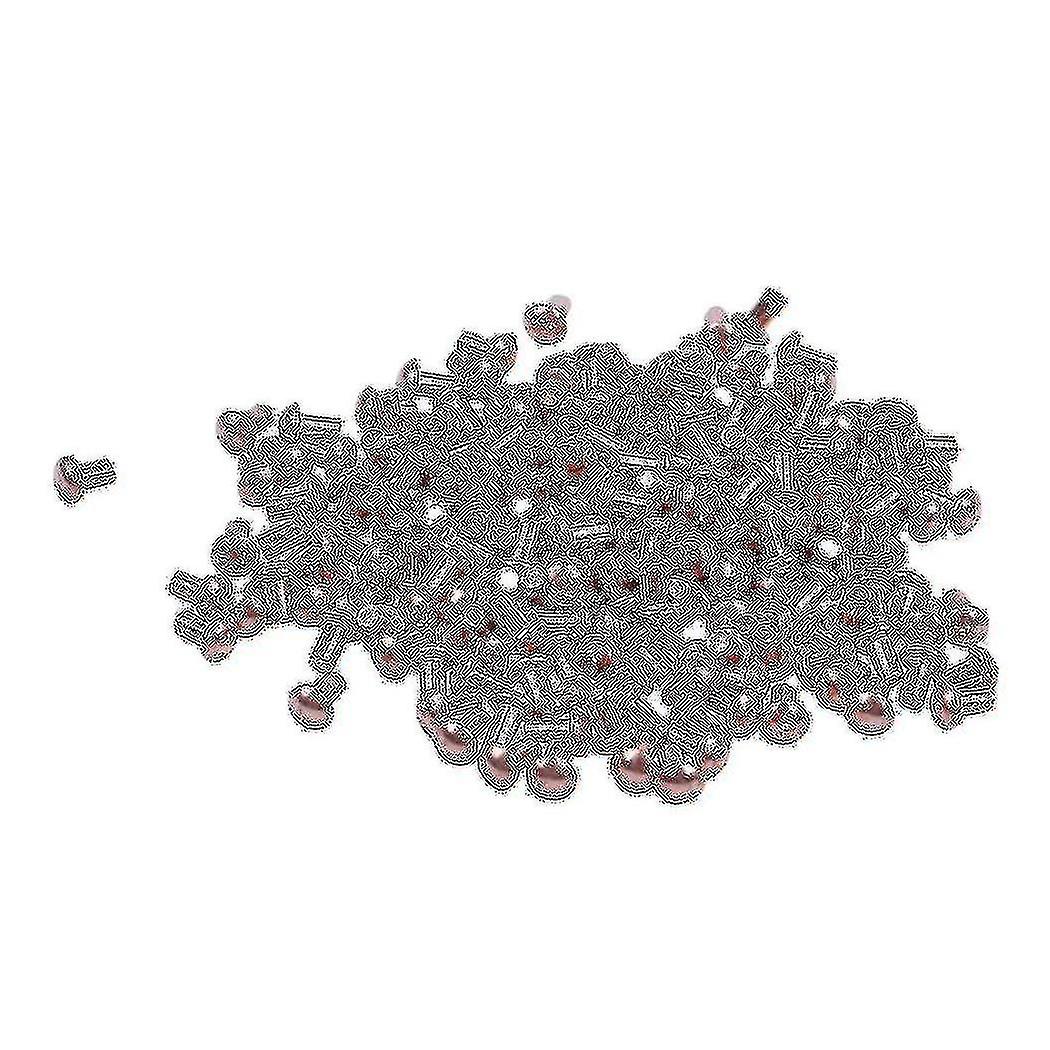 200 Pcs 5/64 X 1/8 Inch Round Head Copper Solid Rivets Fasteners