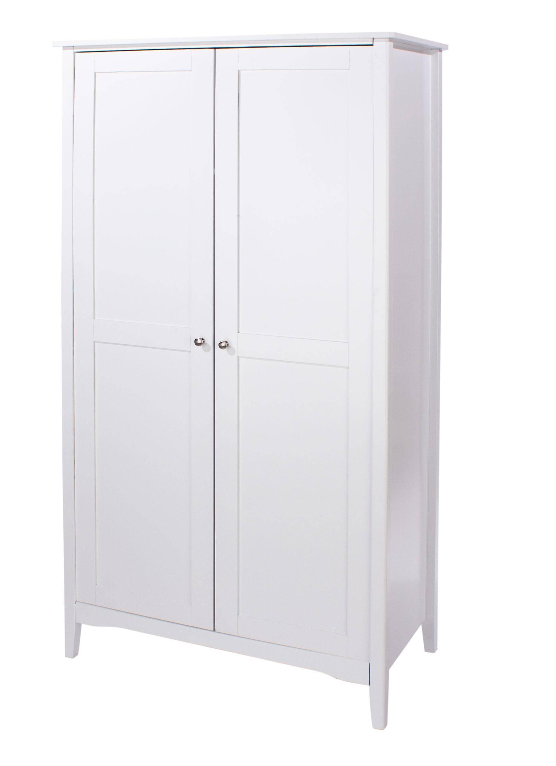 Cama White 2 Door White Wardrobe