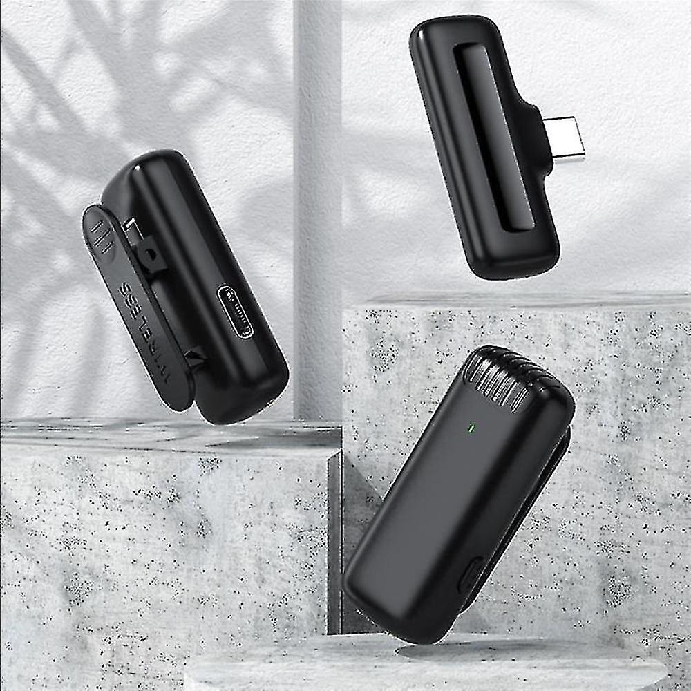 Wireless Lapel Microphone Noise Reduction Live Interview Recording