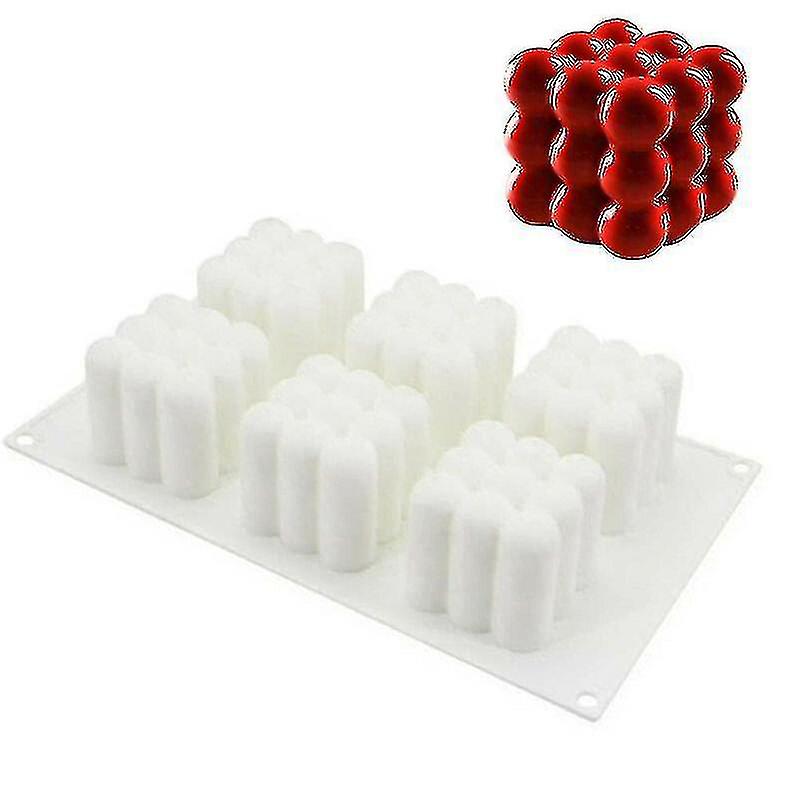 Kerzenputz Formen Silikon Square Bubble Cake Cube Dessert