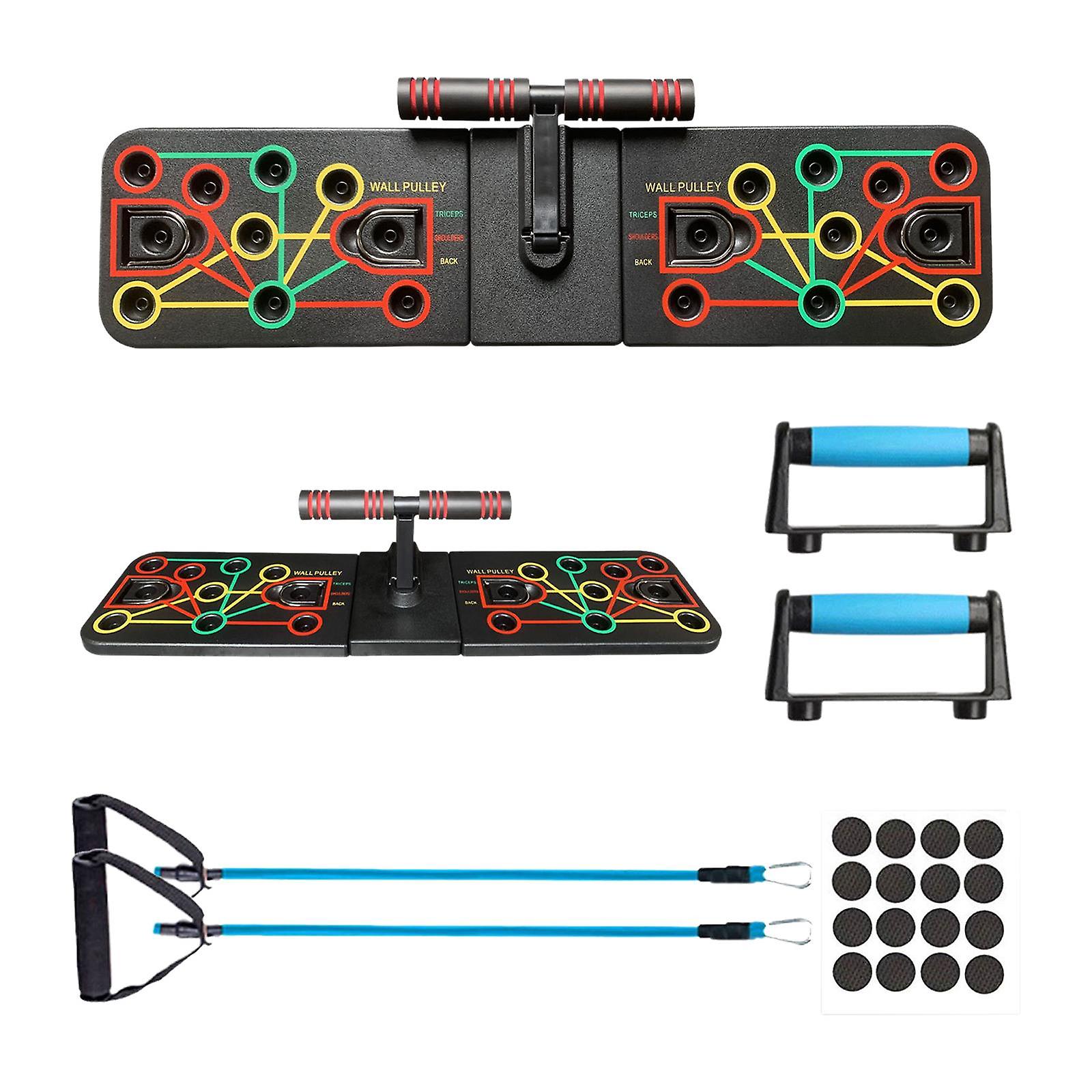 Push up Board with Sit up Stand Workout Foldable Strength Training Equipment