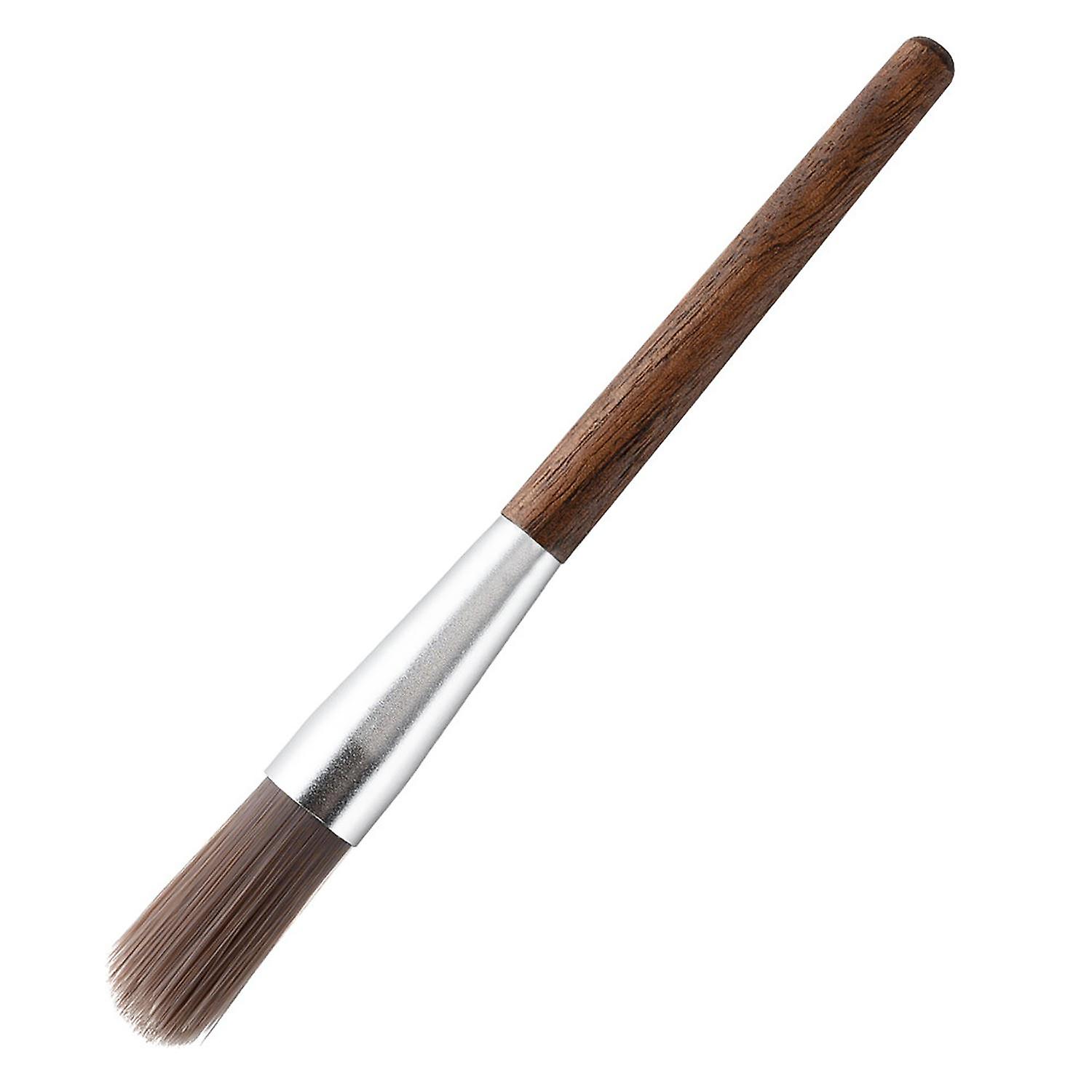 ZHOUBA Long Handle Effective Coffee Machine Brush Wood Practical Dense Bristle Cleaning Brush