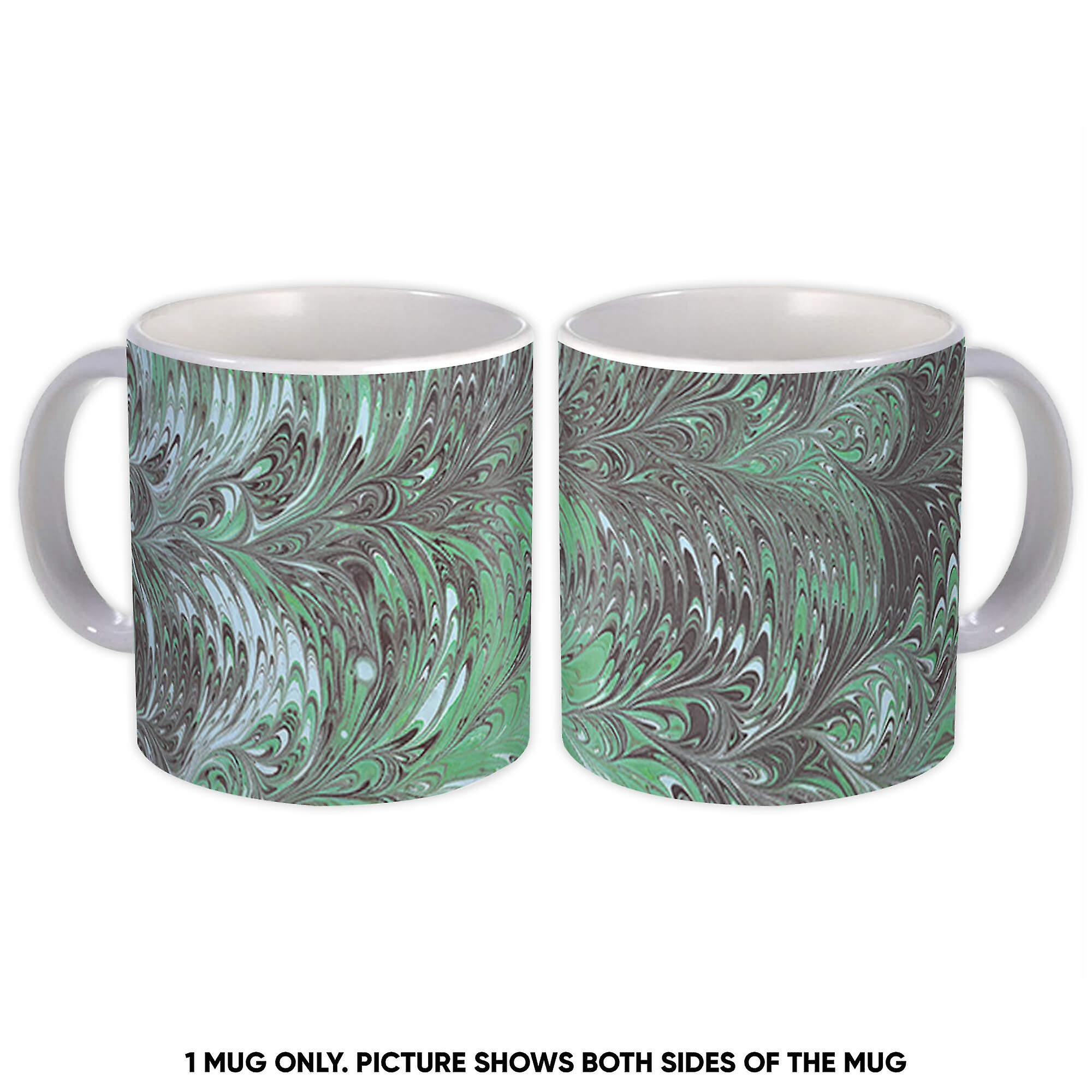 Gift Mug: Glass Stains Pattern Abstract