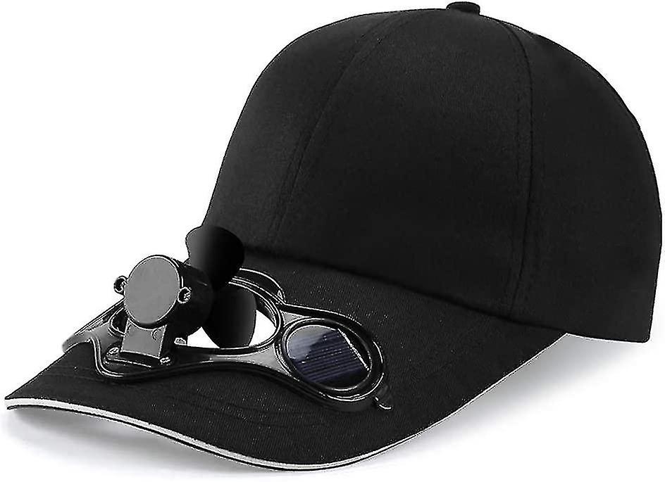 Summer Solar Cooling Fan Baseball Cap Sun Visor, Solar Fan Cap