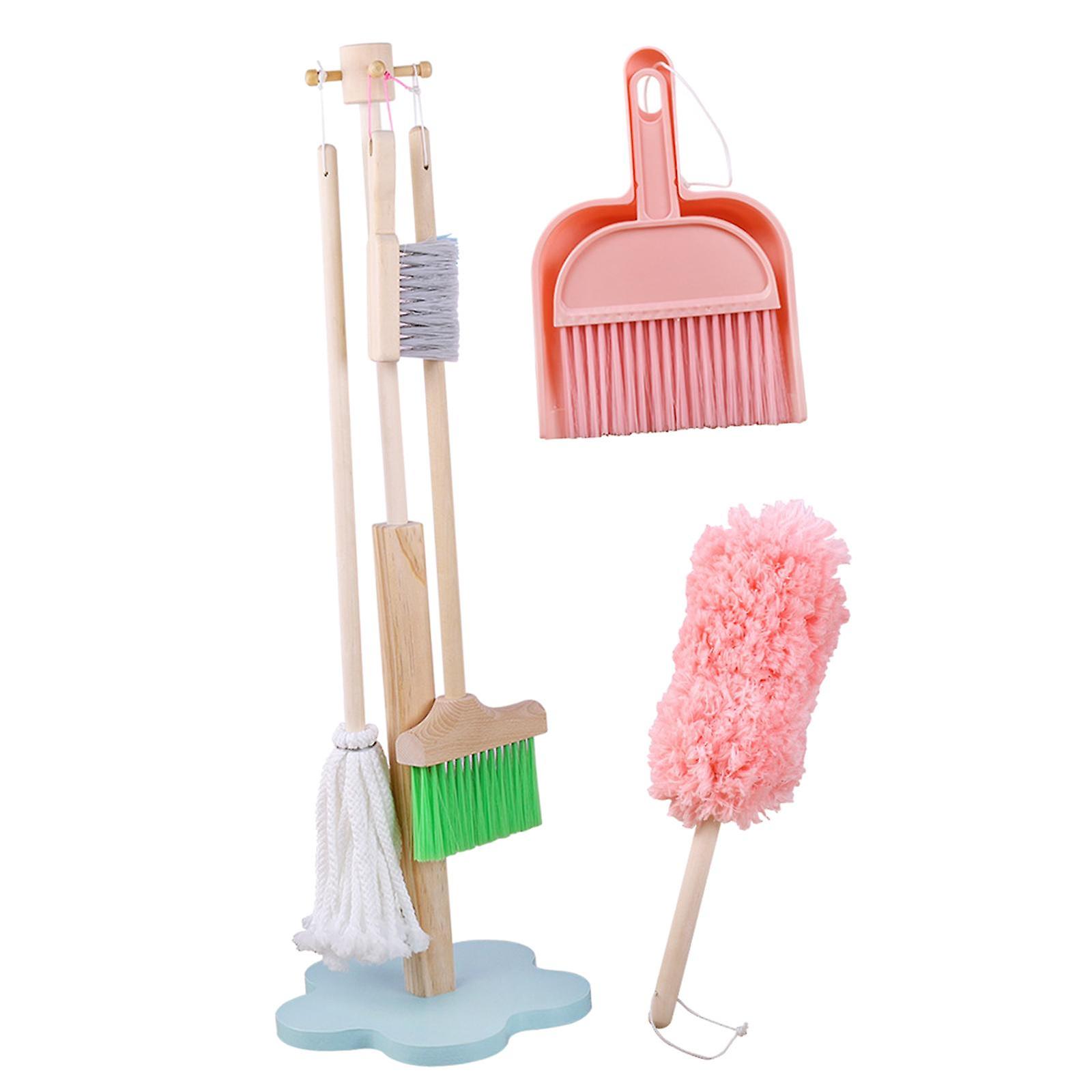 Simulation Children Cleaning Tools 6 Piece Combination for Kids Housekeeping