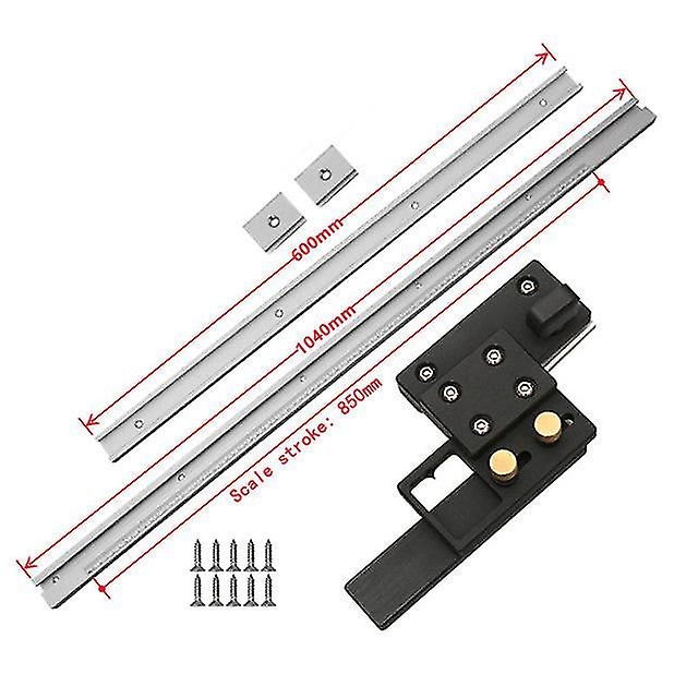 Woodworking Electric Circular Saw Making Precision Cuts Guide System W/ Limiter For Repeatable Fast Positioning Cutting