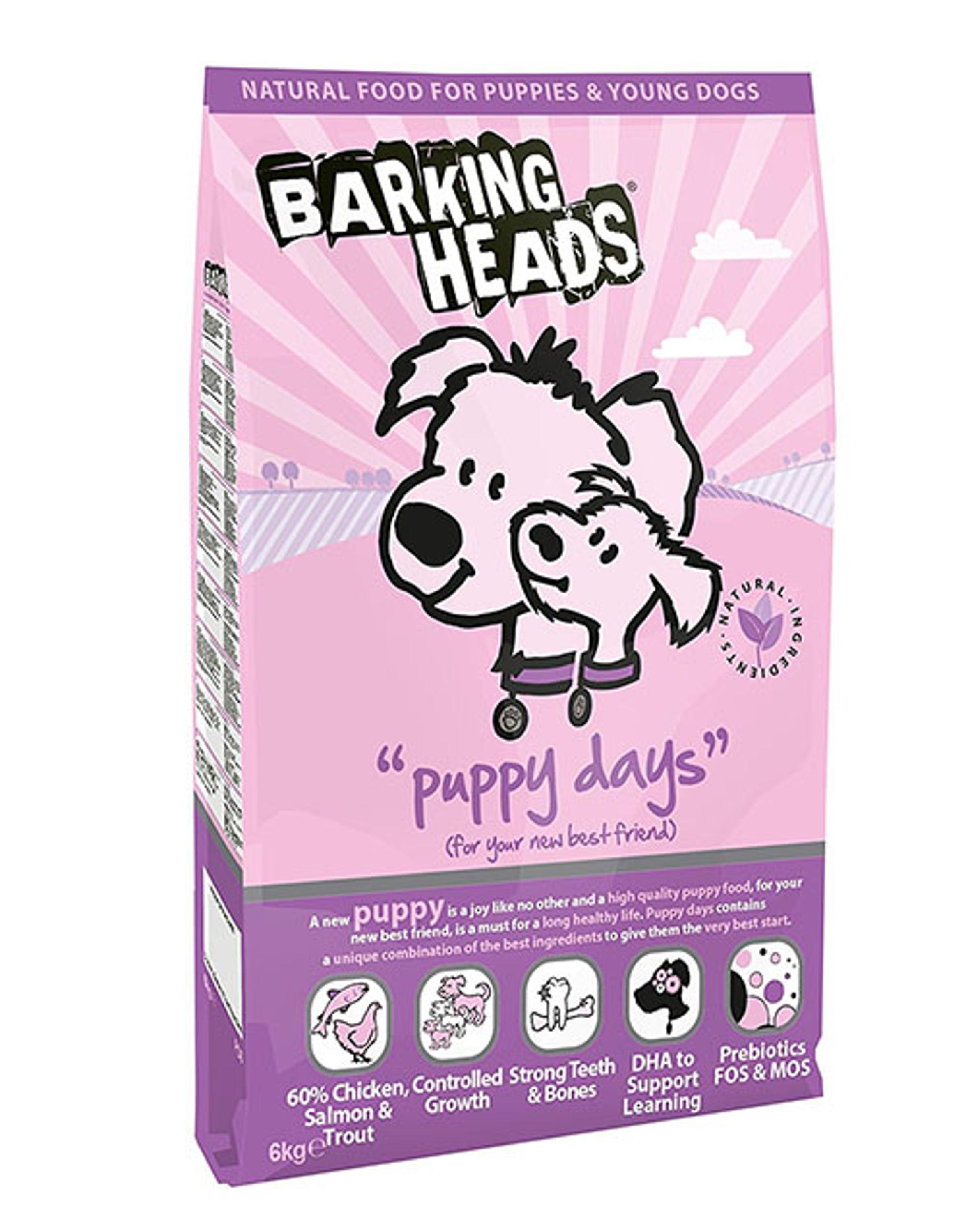 Barking Heads Dog Food Puppy Days 2kg