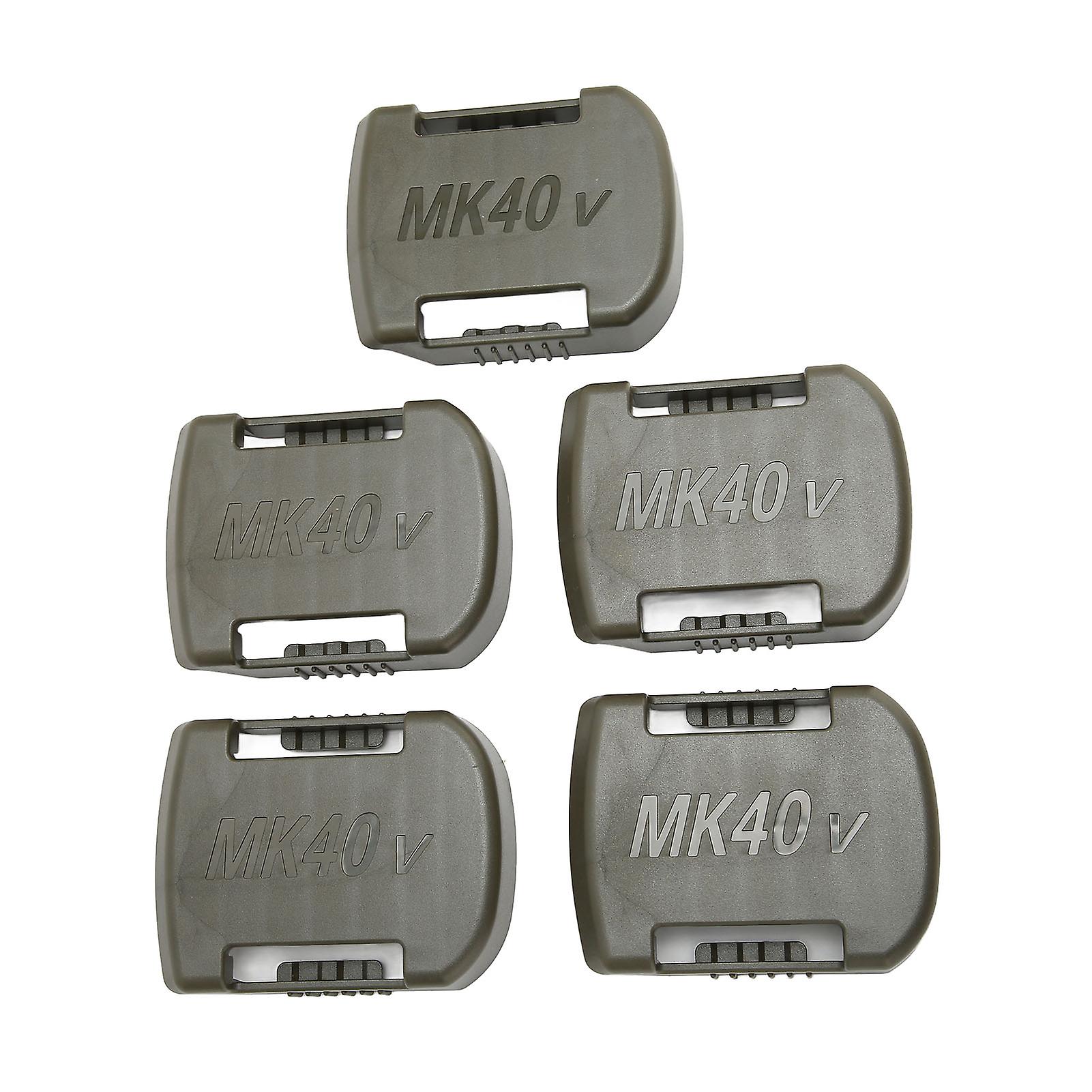 Compact 40V Battery Storage Cases (5Pcs) – Designed with Countersunk Screws