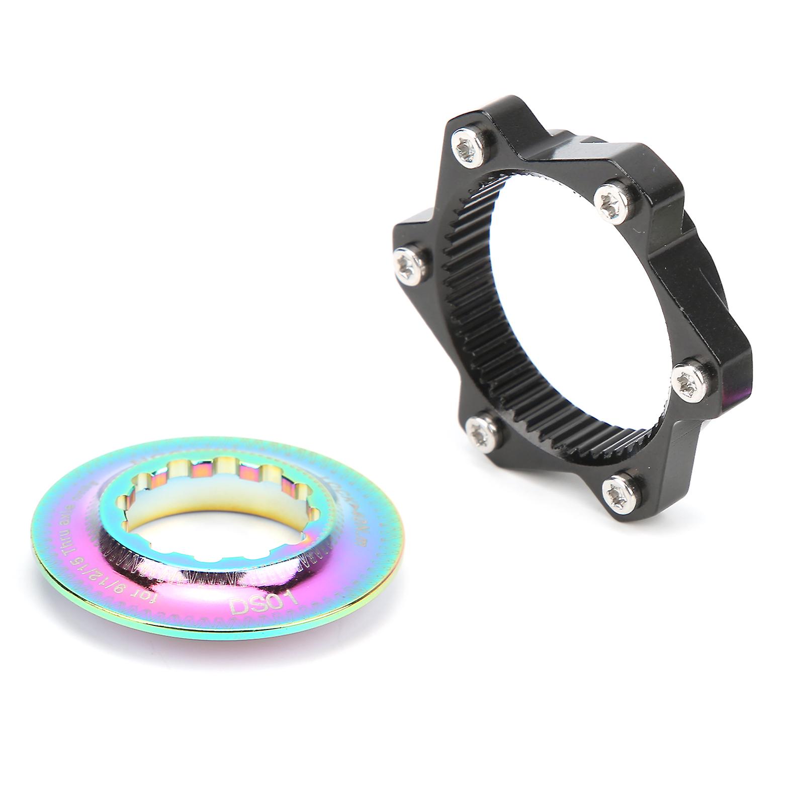 MEIJUN Bike Hub Center Lock Conversion6Bolt Conversion Adapter Centerlock to 6‑hole Adapter Conversion Kit