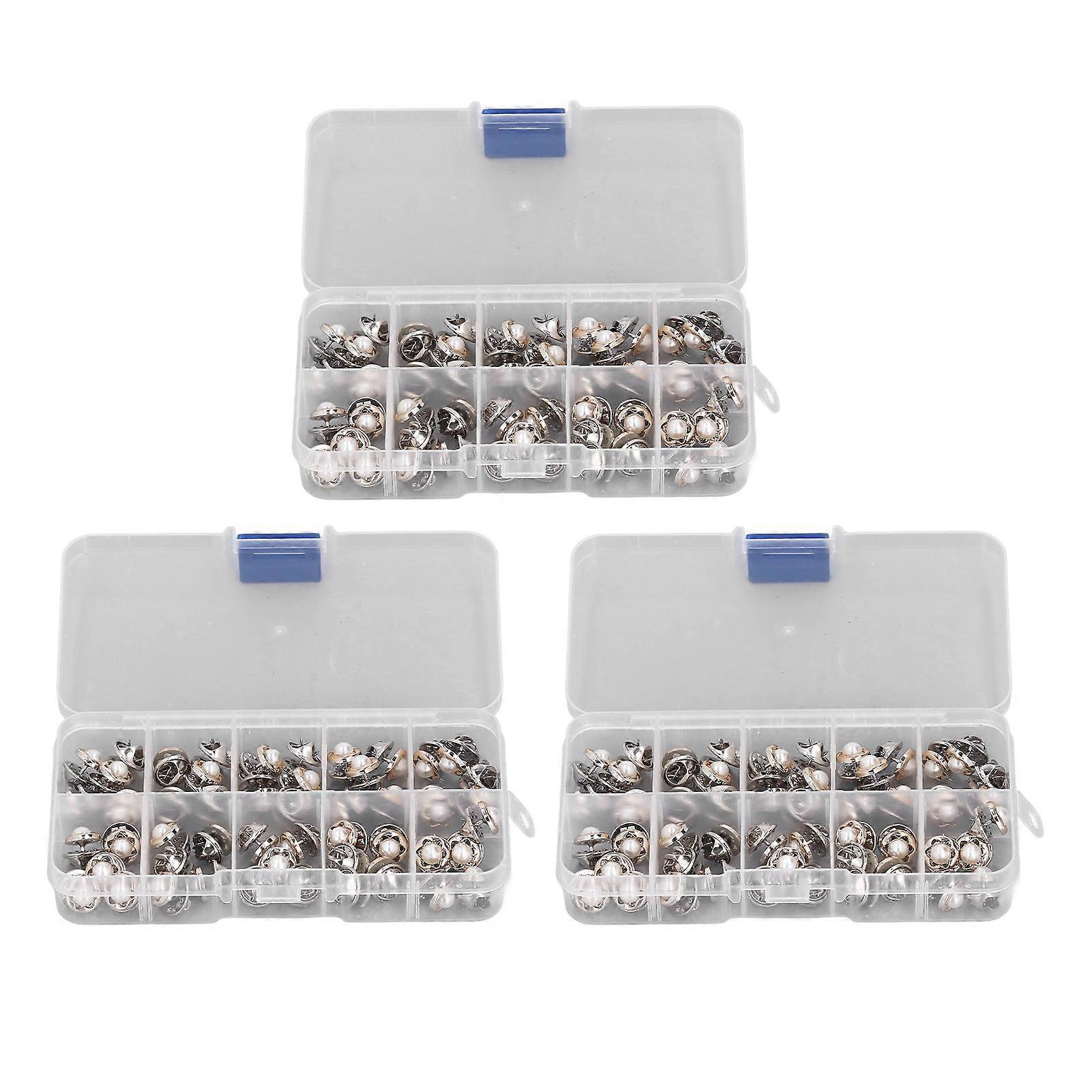 150 Pcs Mini Button Pins Removable Brooch Buckle for DIY Crafts