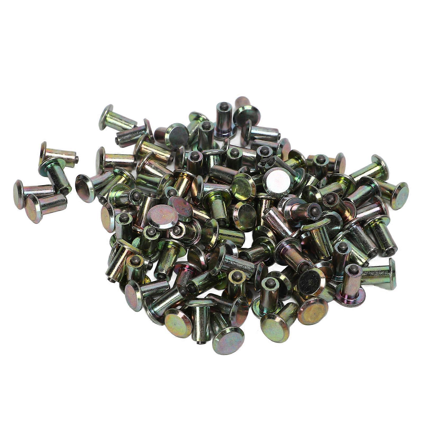 BOROCO tire spikes car,100PCS Tire Studs Anti Slip Universal Galvanized Surface Wheel Tyres Studs for SUV Forklift